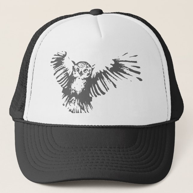 Casquette Hibou de vol (Devant)