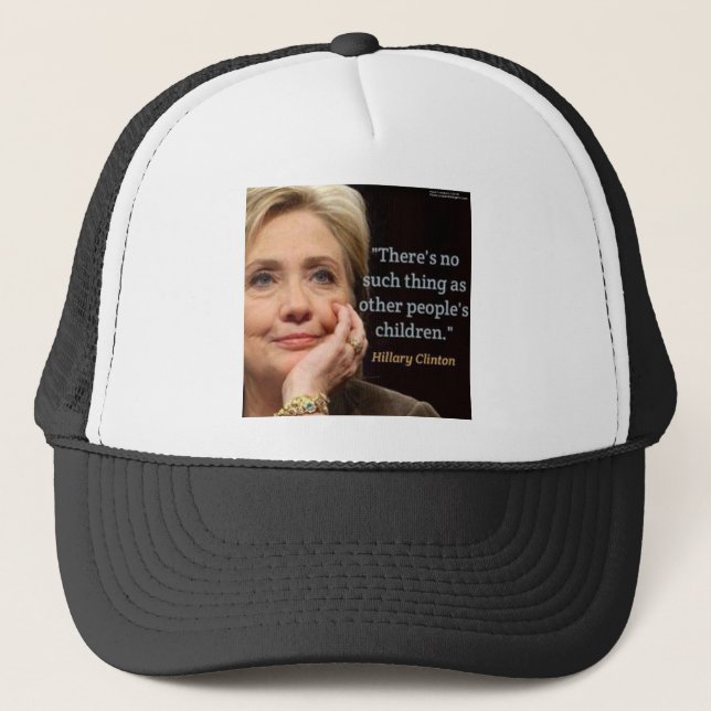 Casquette Hillary Clinton et toutes les citations (Devant)