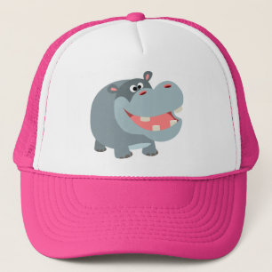 Casquette hippo joli et souriant