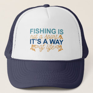 Casquette histoire de pêche mot art