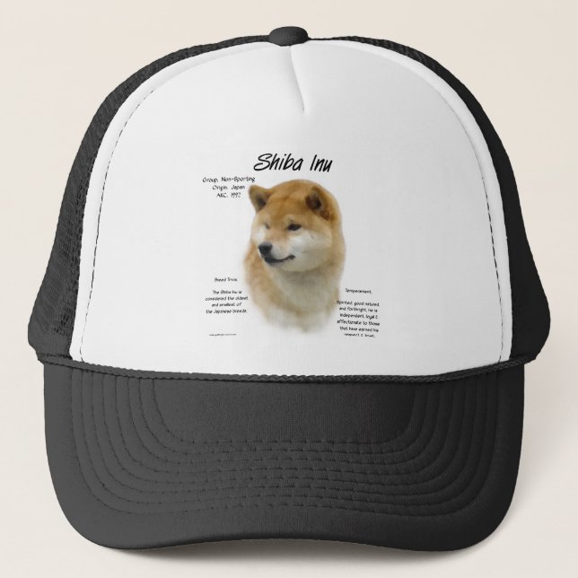 Casquette Histoire de Shiba Inu (Devant)