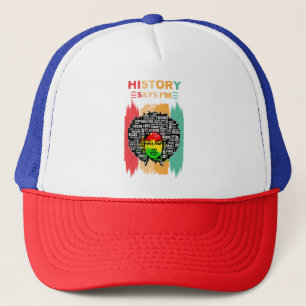 Casquette Histoire dit que je suis, Melanin Girl Black Histo