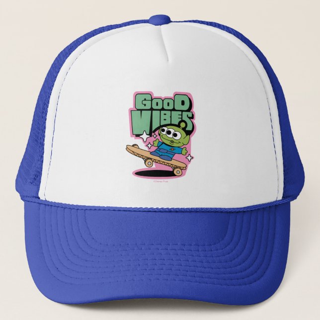 Casquette Histoire du jouet | Little Green Men Good Vibes (Devant)