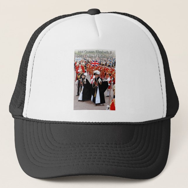 Casquette HM La reine et le prince Philip (Devant)