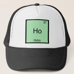 Casquette Ho - Chemise Hobo Symbole Élément Chimique Drôle