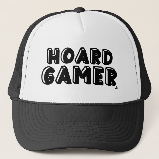 Casquette Hoard Gamer Plaisir Jeu Collecte Logo (Devant)
