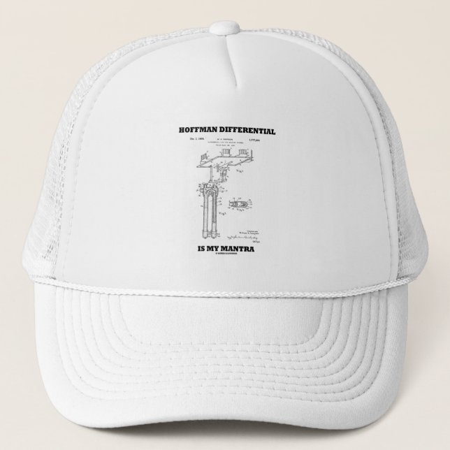 Casquette Hoffman Différence Est Mon Mantra US Brevet Design (Devant)