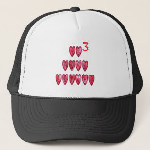 Casquette Hoho ! Père Noël coeur cool texte Noël amour desi