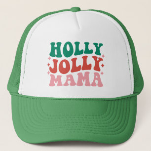 Casquette Holly Jolly Mama - Fun Holiday Design