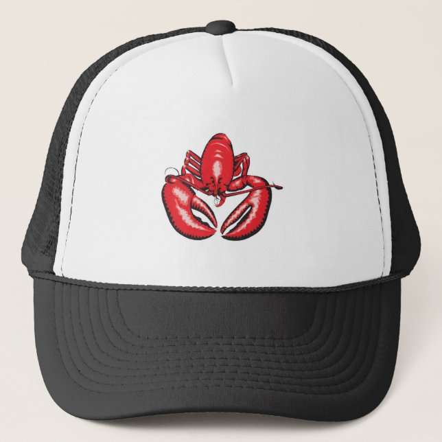 Casquette homard réaliste (Devant)