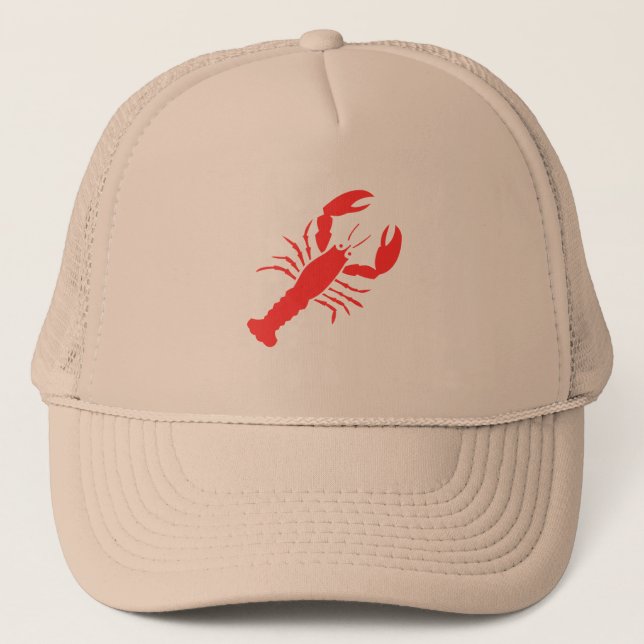 Casquette homard rouge (Devant)