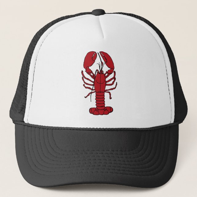 Casquette Homard rouge (Devant)
