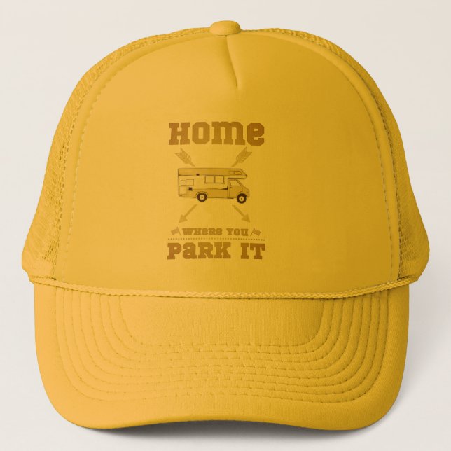 Casquette HOME IS WHERE YOU PARK IT DE LIfe (Devant)