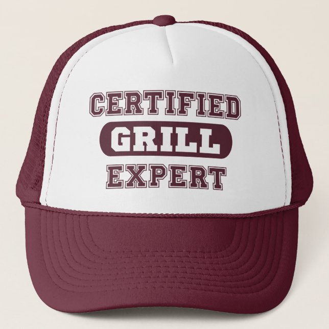 Casquette Homme "Certified Grill Expert" (Devant)