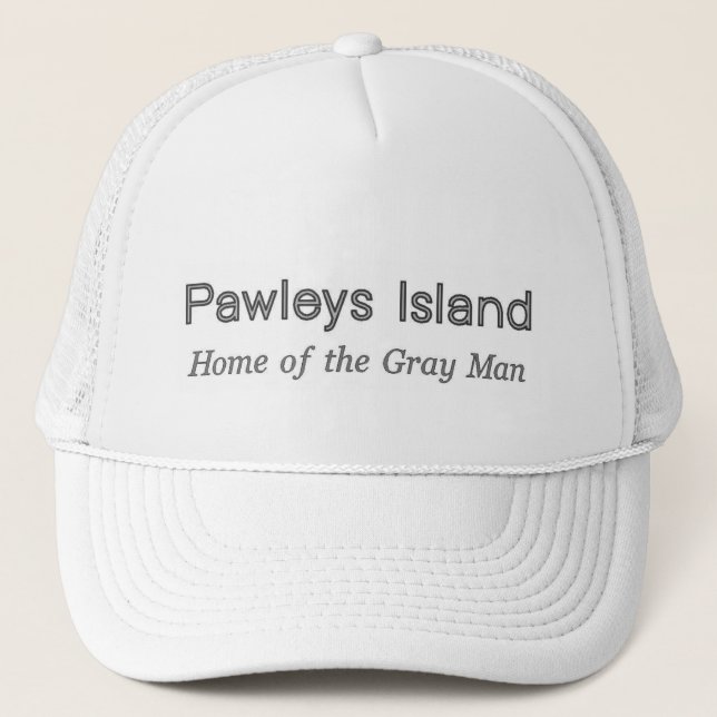 Casquette Homme de gris d'île de Pawleys (Devant)