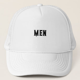 Casquette HOMME Texte Blanc couleur Beau garçons Hommes Spor