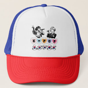 Casquette Hommes Idols Femme Chantant Coeurs KPop Corée Love