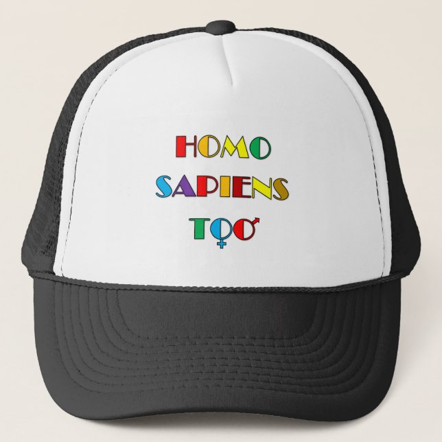 CASQUETTE HOMO SAPIENS (Devant)