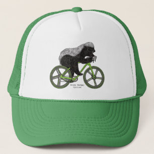 Casquette Honey Badger Cycling Funny Badass Bicycle Slogan