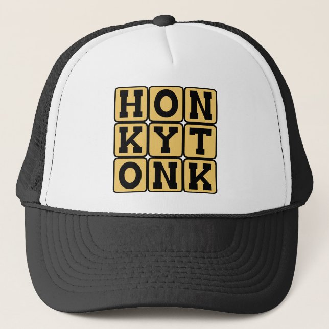 Casquette Honky Tonk, genre de musique (Devant)