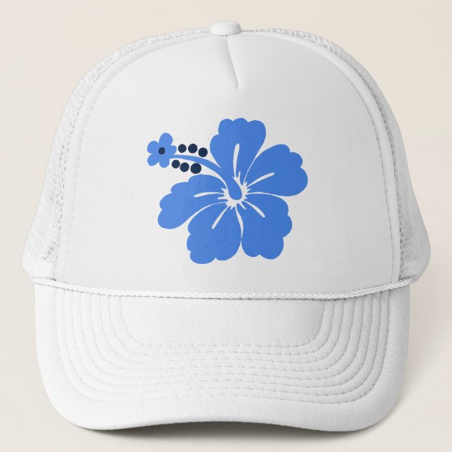 Casquette Honolua Hibiscus Tropical Trucker Chapeaux (Devant)