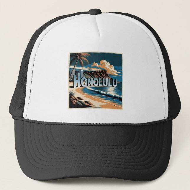 Casquette Honolulu O’aho Hawaii (Devant)