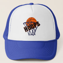 Hoops Basketball & Net Trucker Chapeau/Casquette