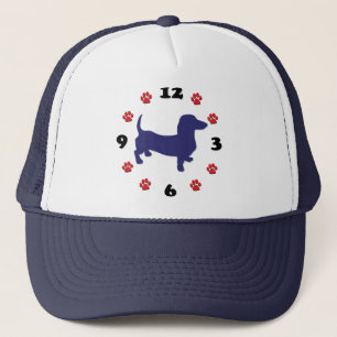 Casquette Horloge Dachshund Doxie