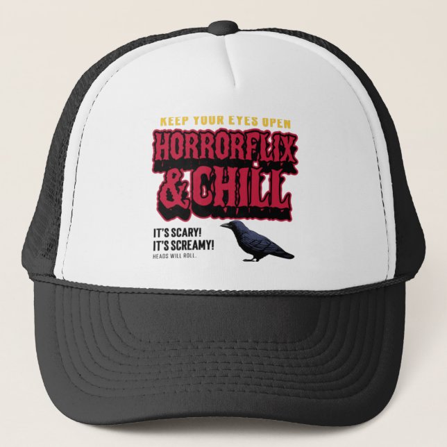 Casquette Horrorflix Et Chaleur (Devant)