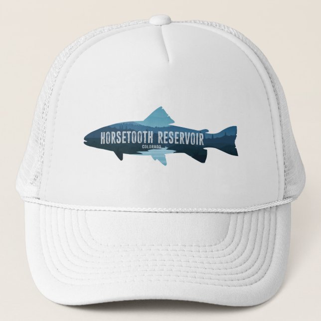 Casquette Horsetooth Réservoir Colorado Poisson (Devant)
