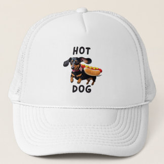 Casquette Hot Dog Dachshund - Drôle Casquette