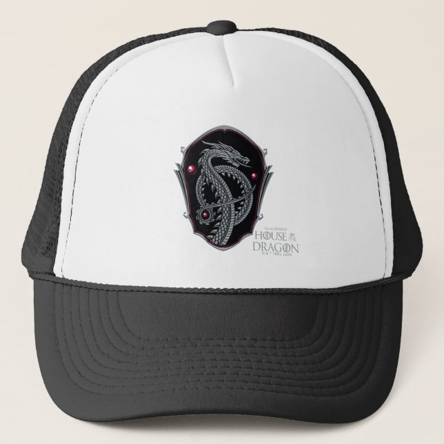 Casquette HOUSE of the Dragon | Silver Dragon Crest (Devant)
