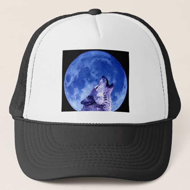 Casquette Howling Wolf à Moon (Devant)