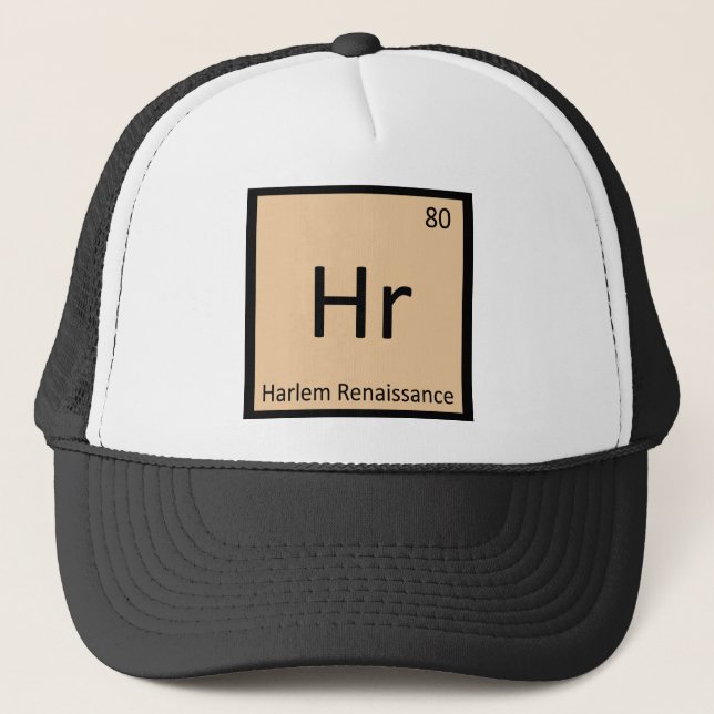 Casquette Hr - Symbole de tableau périodique de l'art Renais (Devant)