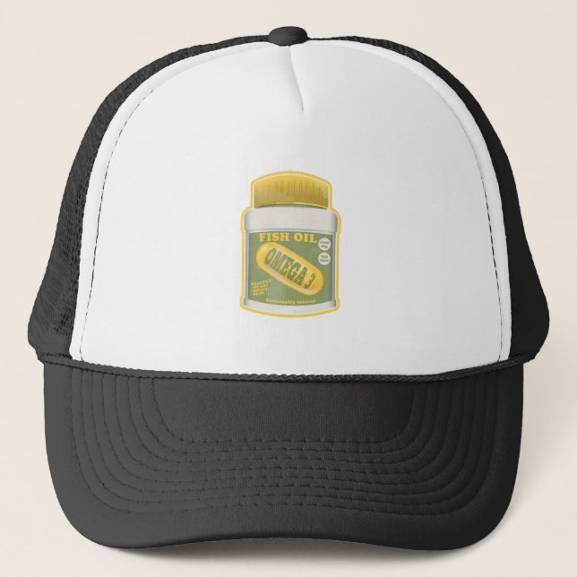 Casquette Huile de poisson oméga 3 (Devant)