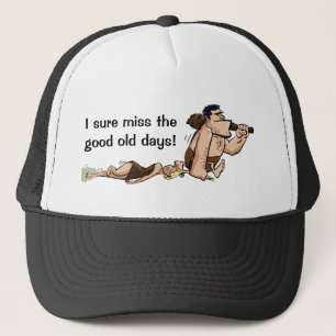 Casquette humoristique Caveman