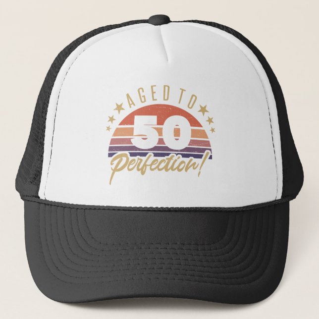 Casquette Humour 50e anniversaire de Retro (Devant)