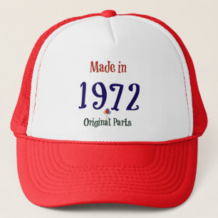 Casquette Humour d'anniversaire en 1972