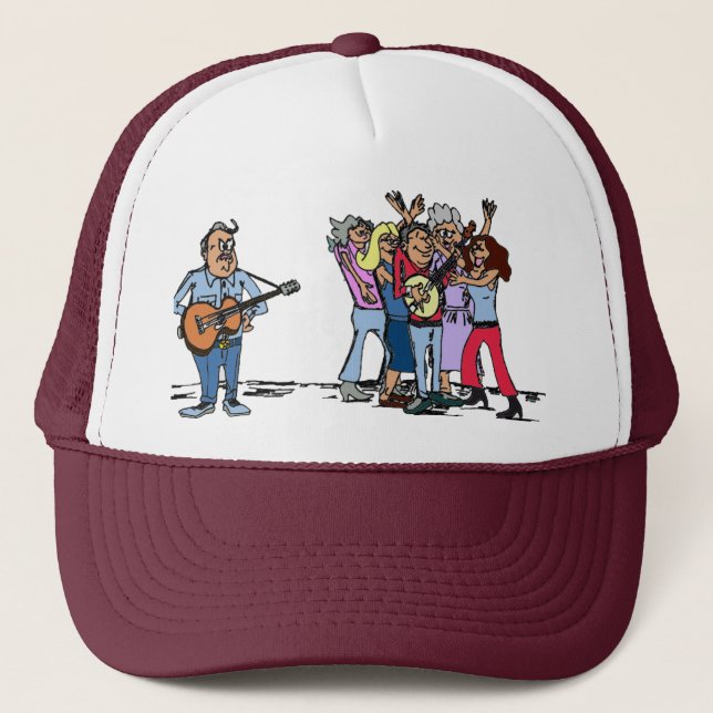 Casquette Humour de banjo de Bluegrass (Devant)