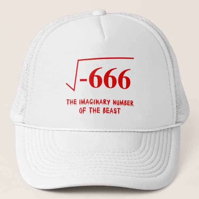 Casquette Humour de maths (Devant)