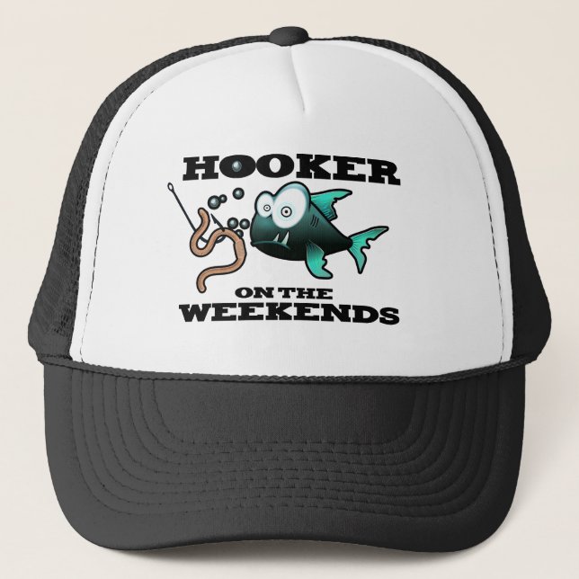 Casquette Humour de pêche amusant (Devant)
