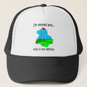 Casquette Humour de retraite pour des golfeurs