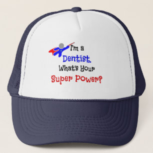 Casquette Humour Dentist Superhero, design populaire,