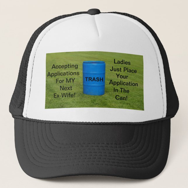 Casquette Humour d'ex-femme de chapeau (Devant)