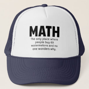Casquette Humour mathématique
