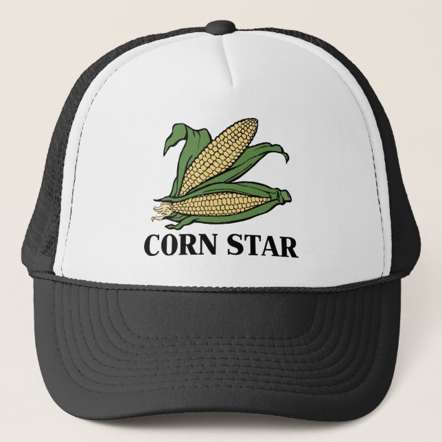 Casquette Humour végétal drôle de BBQ de calembour d'étoile (Devant)