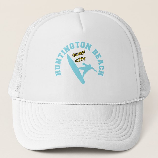 Casquette Huntington Beach, ville de surf (Devant)