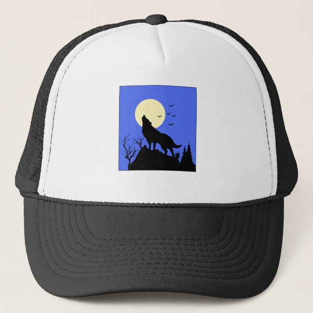 Casquette hurlement de loup (Devant)