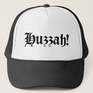 Casquette Huzzah ! {Typographie médiévale}