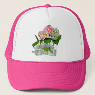 Casquette Hydrangeas et jarre de Mason